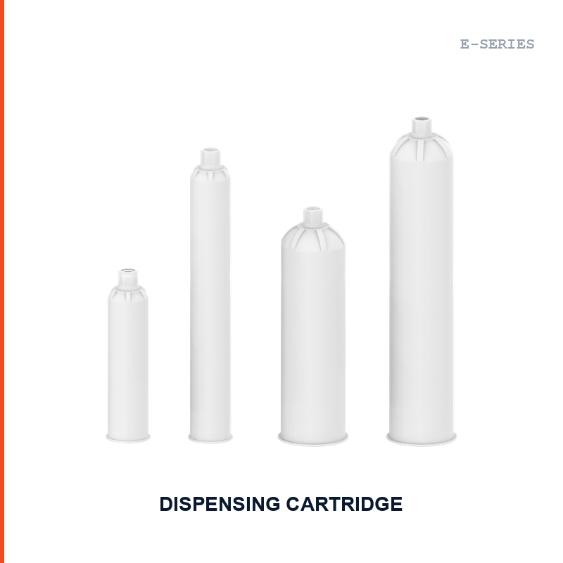 E-Series Dispensing Cartridge – 170cc Clear dispensing equipment